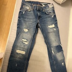 Zara ripped jeans